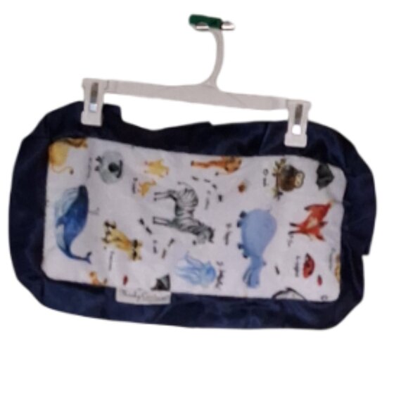 Minky Couture ABC Zoo Small Lovey Blanket - Picture 1 of 4